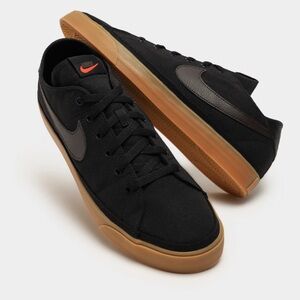 Nike Court Legacy Canvas Black Gum size 10.5